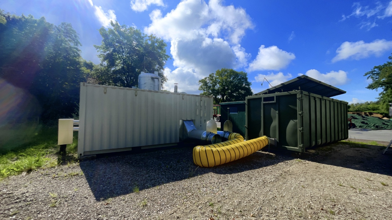 Otimierung Biogasanlage BHKW Trocknungsanlage für Schüttgut